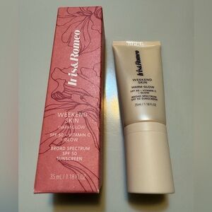 Iris & Romeo Weekend Skin Warm Glow SPF 50 Sunscreen (New In Box)